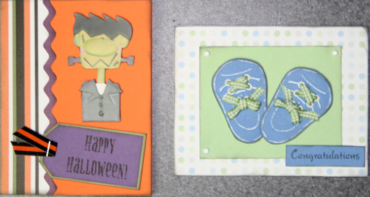 Halloween and Baby card