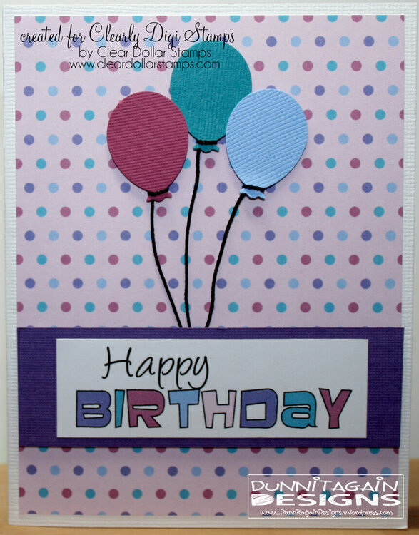 Happy Birthday - balloons