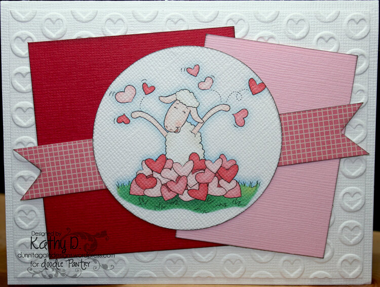 Heart Sheep Valentine