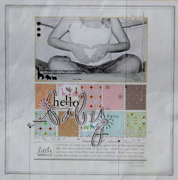 Inspiration layout #2 for Use your Scraps Challenge
