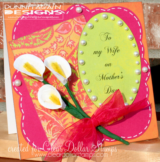 Mother&#039;s Day Calla Lily card