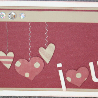 I (heart) you *valentine card*