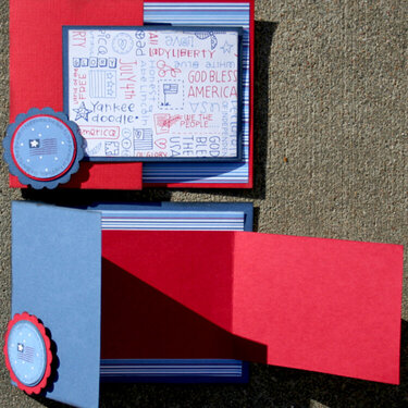 Joy Fold Card - 4th of July