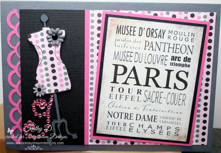 Paris Birthday Card