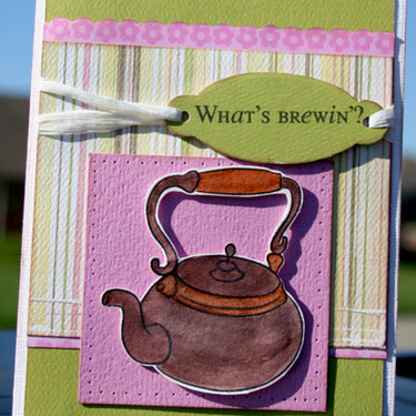 What&#039;s Brewin&#039;? (Clear Dollar Stamps)