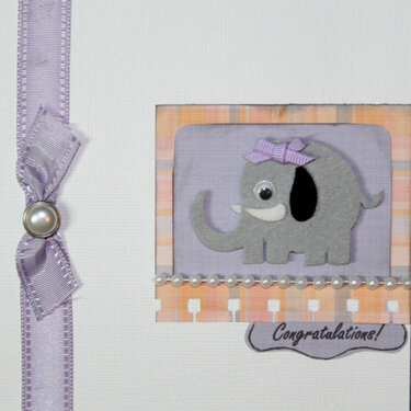 Baby Elephant card - 365 card blog: Day 1