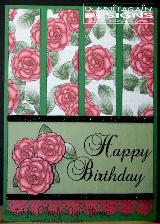 Rose Birthday Card