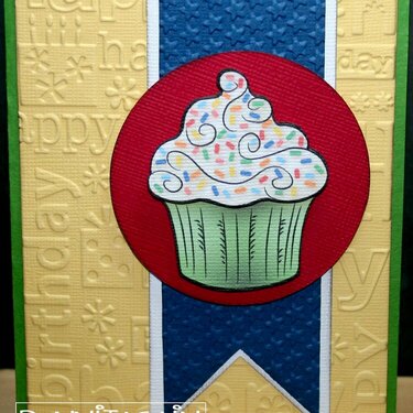 Cupcake Birthday Card