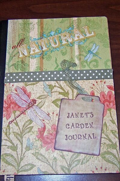 Altered Composition Book Garden Journal