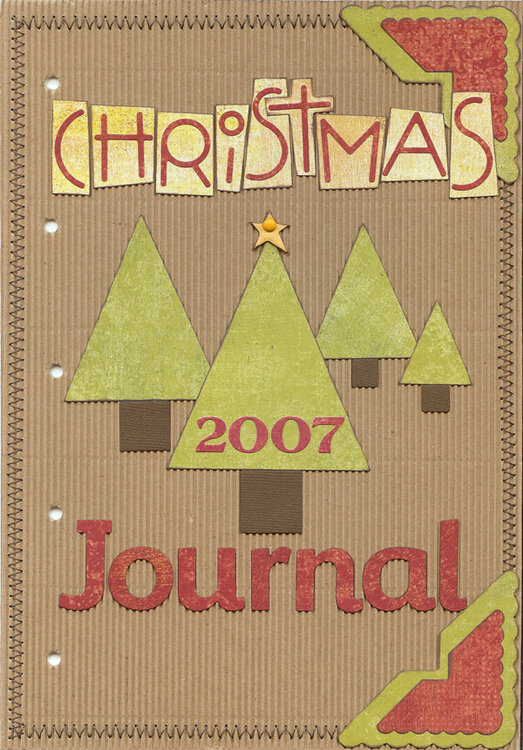 Christmas Journal Front Cover