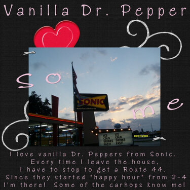 Vanilla Dr Pepper