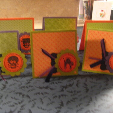 mini halloween gift cards