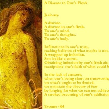 A Disease to One&#039;s Flesh by Yvonne