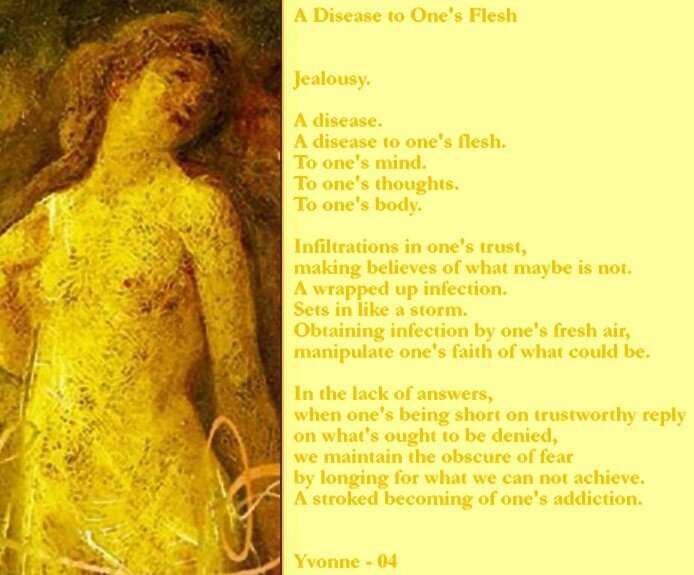 A Disease to One&#039;s Flesh by Yvonne