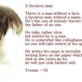 A Faceless Man by Yvonne