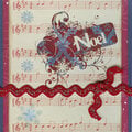 Noel- RW&B Christmas Card