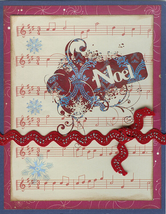 Noel- RW&amp;B Christmas Card