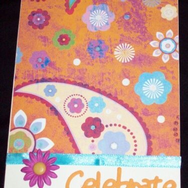 Celebrate [glitter paisley]