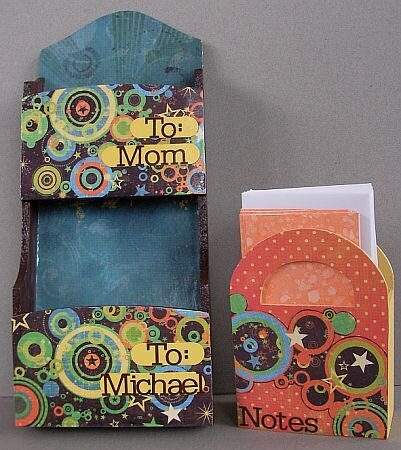 Mother Son Mail Center and Notecards