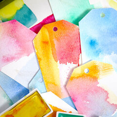 Lesson 1 - How to Create Your Own Artistic Watercolor Gift Tags
