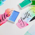 Lesson 2 - How to Create Watercolor Wall Art with Calligraphy