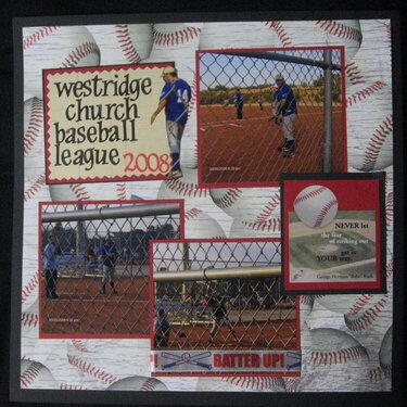 westridge church baseball league