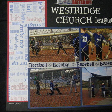 westridge church league