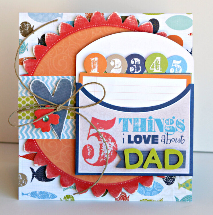5 Things I love About Dad card