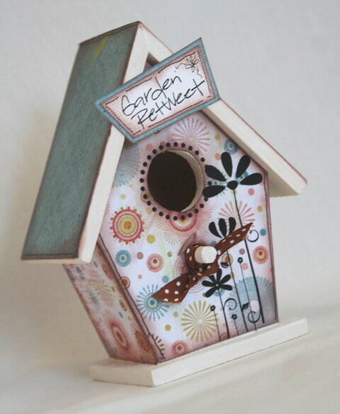 Altered Wooden Birdhouse