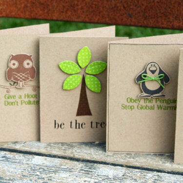 Environmental &quot;Green Messages&quot; Card Set