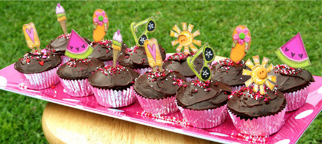 Summer Splendor Cupcakes
