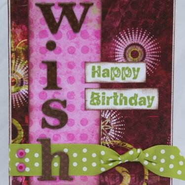 WISH-Birthday Card