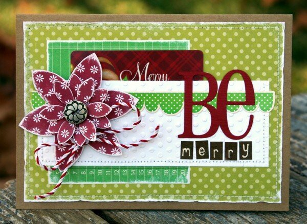 Be Merry--Gift Card holder