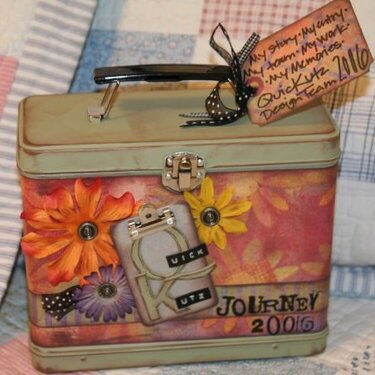 Basic Grey altered lunch pail