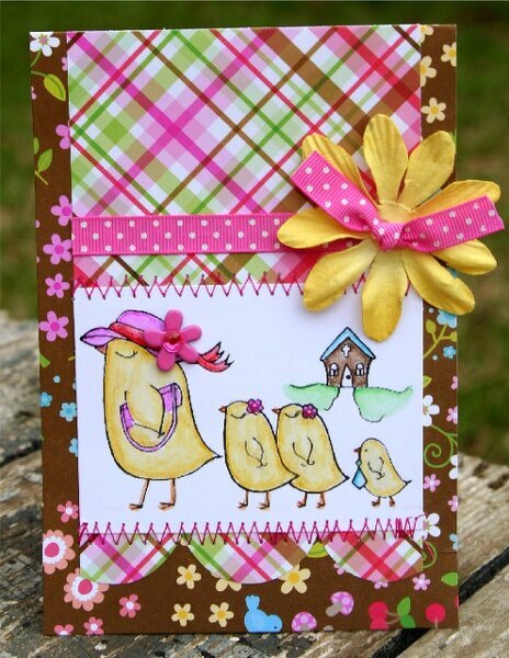 Easter Chicks Card