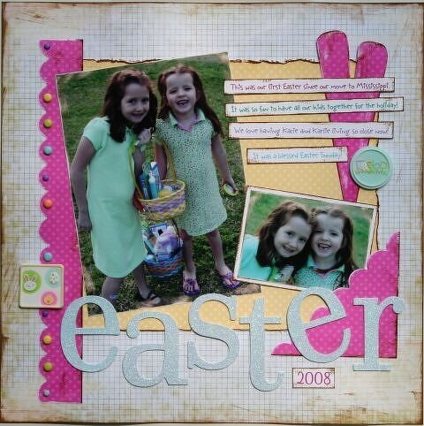 EASTER--- Triple the Sketch layout