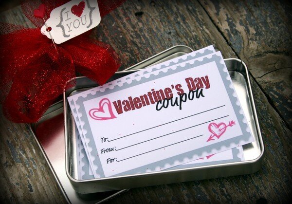 Valentine's Coupon Tin