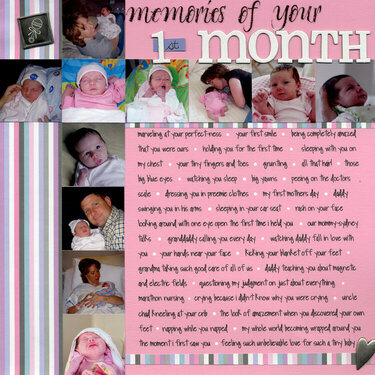 Memories of your 1st month