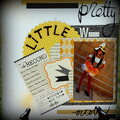 Pretty Little Witch Halloween Layout