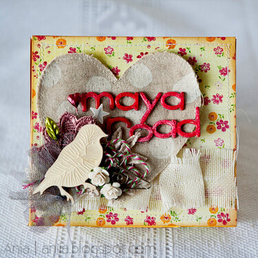 Maya Road altered chocolate box