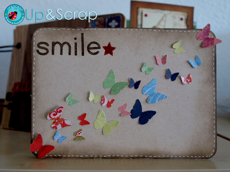 Smile butterfly card