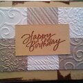 Masculine Birthday Card