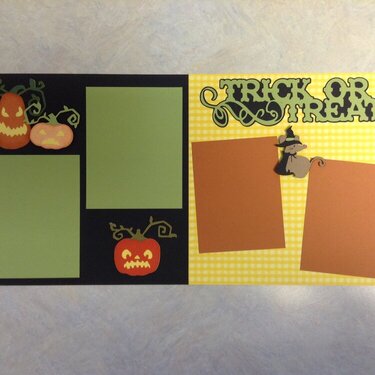 Trick or Treat layout