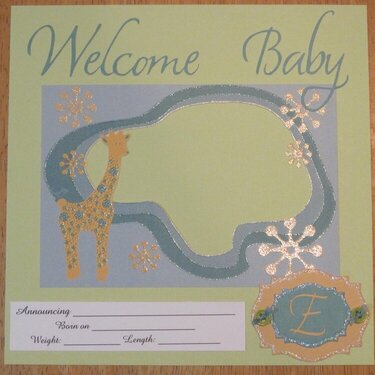 Welcome Baby - page 1