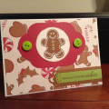 Gingerbread man - Xmas card