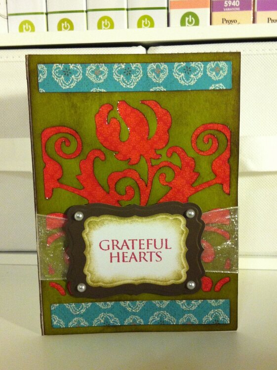 Grateful Hearts card