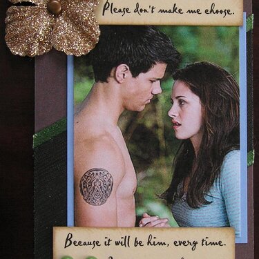 Jacob &amp; Bella - New Moon ATC