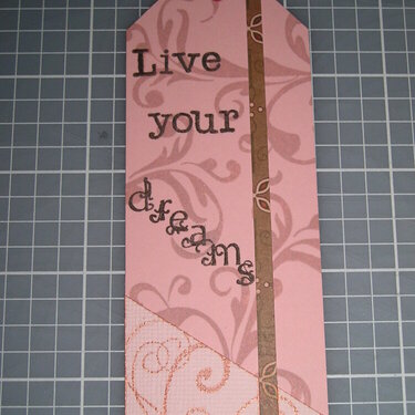 Best Wishes card - bookmark 2