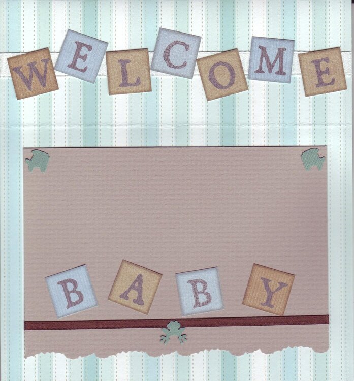 Welcome Baby Boy Inside