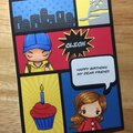 Comic Strip birthday card